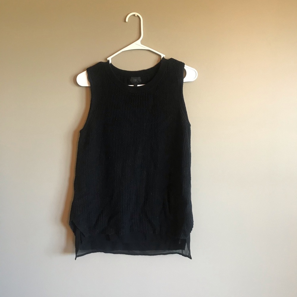 Banana Republic sleeveless layered sweater